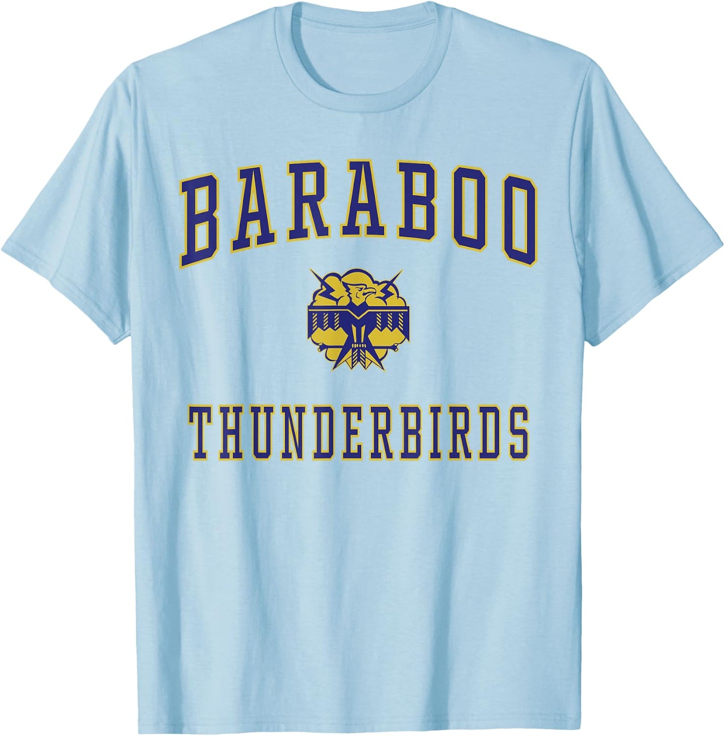 Baraboo High School Thunderbirds T-Shirt - T-Shirt | Light Blue