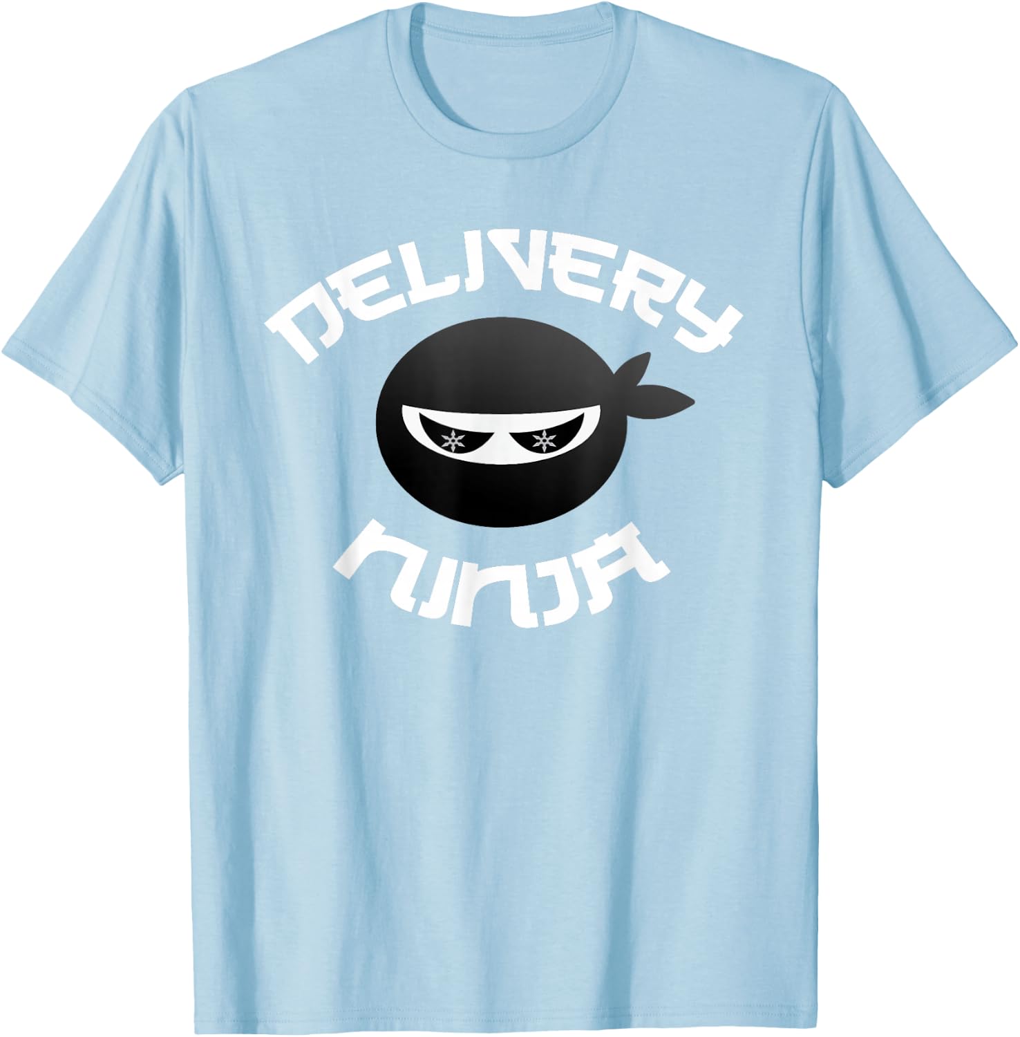 Funny DELIVERY NINJA Pizza Mailman Truck School Bus Driver T-Shirt - T-Shirt | Light Blue