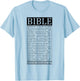 Bible Emergency Hotline Numbers | Christian T-Shirt - T-Shirt | Light Blue