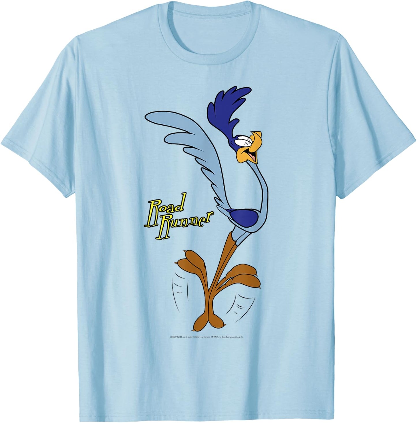 Looney Tunes Road Runner Happy Portrait T-Shirt - T-Shirt | Light Blue