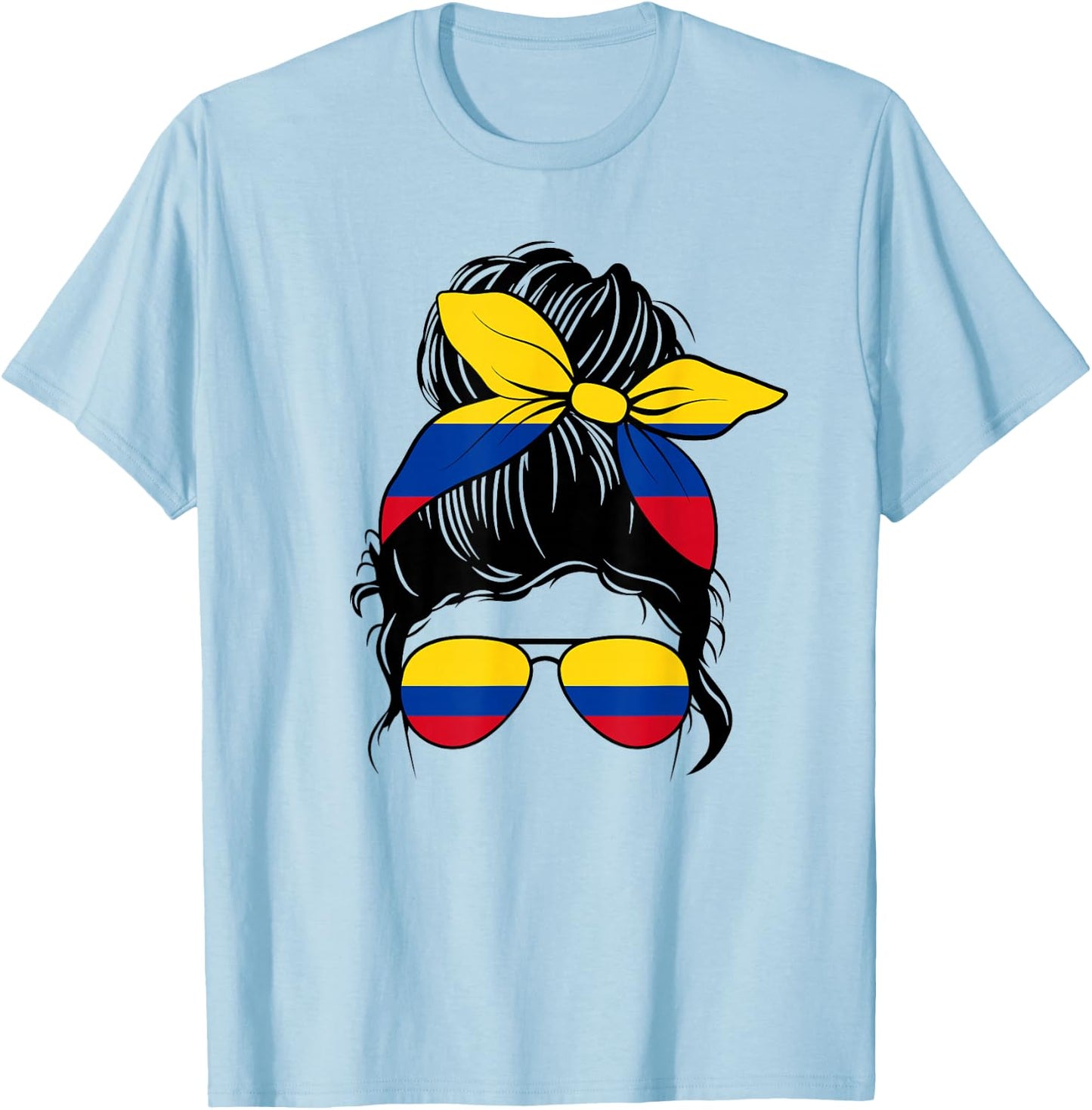 Colombia graphic design for girls kid Colombian toodler T-Shirt - T-Shirt | Light Blue