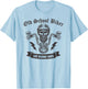 Life Behind Bars Old School Biker I Motorcycle Bike Skull T-Shirt - T-Shirt | Light Blue