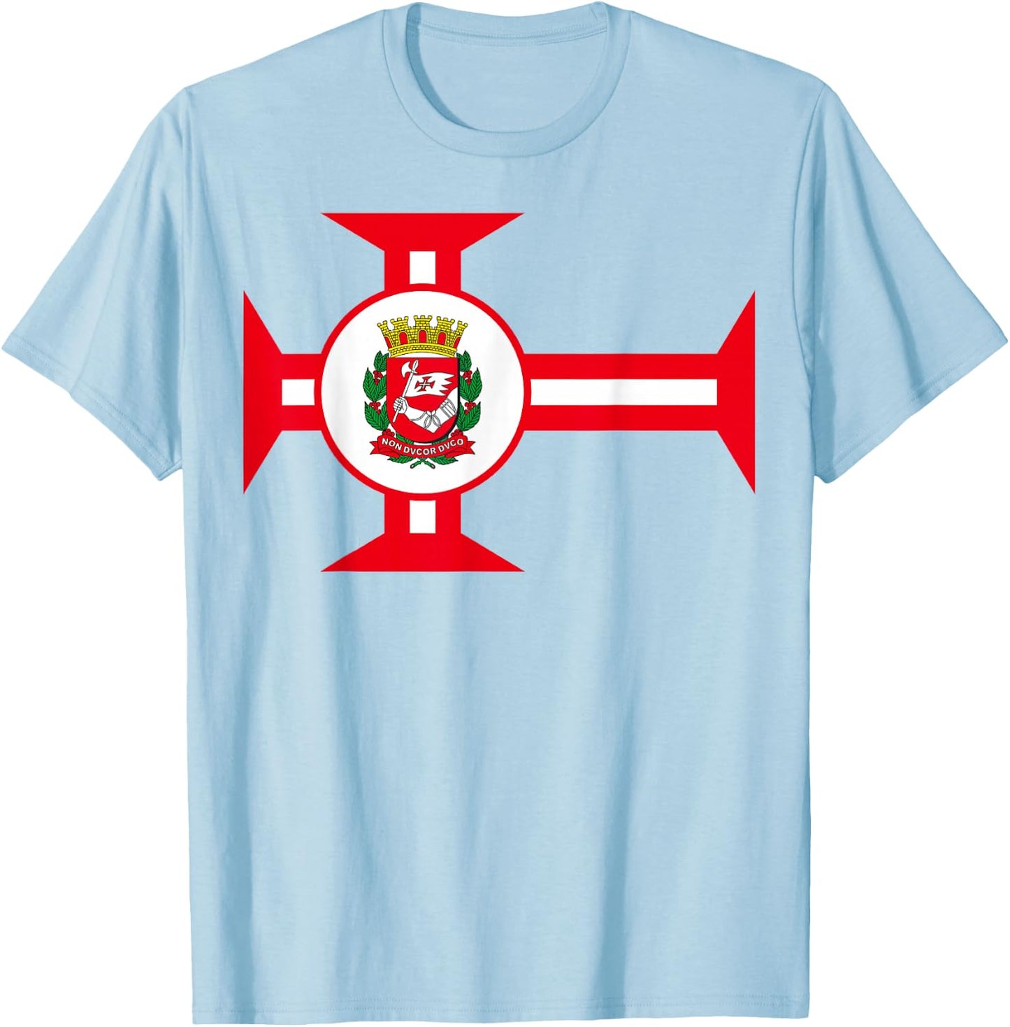 Sao Paulo Brazil Flag Banner T-Shirt - T-Shirt | Light Blue