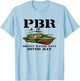PBR Brown Water Navy T-Shirt - T-Shirt | Light Blue