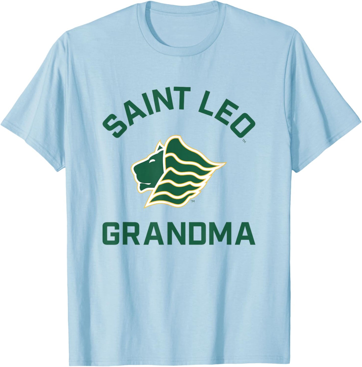 Saint Leo University Lions Arched Grandma T-Shirt - T-Shirt | Light Blue