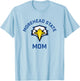 Morehead State University Eagles Arched Mom T-Shirt - T-Shirt | Light Blue