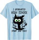 Funny High School Grad 2024 I Graduated High School T-Shirt - T-Shirt | Light Blue