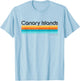 Vintage Canary Islands Spain Retro Design T-Shirt - T-Shirt | Light Blue