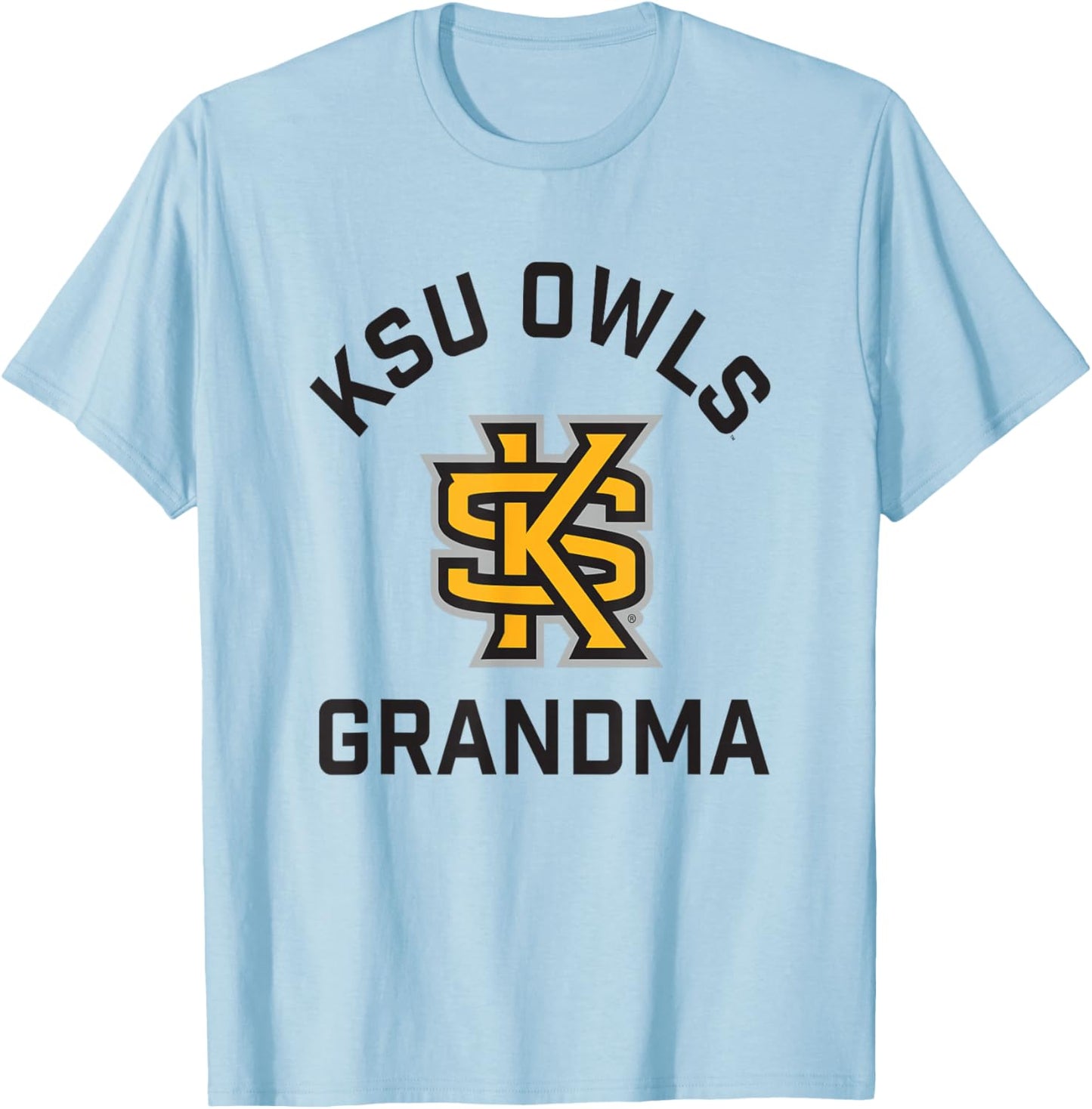 Kennesaw State University Owls Arched Grandma T-Shirt - T-Shirt | Light Blue