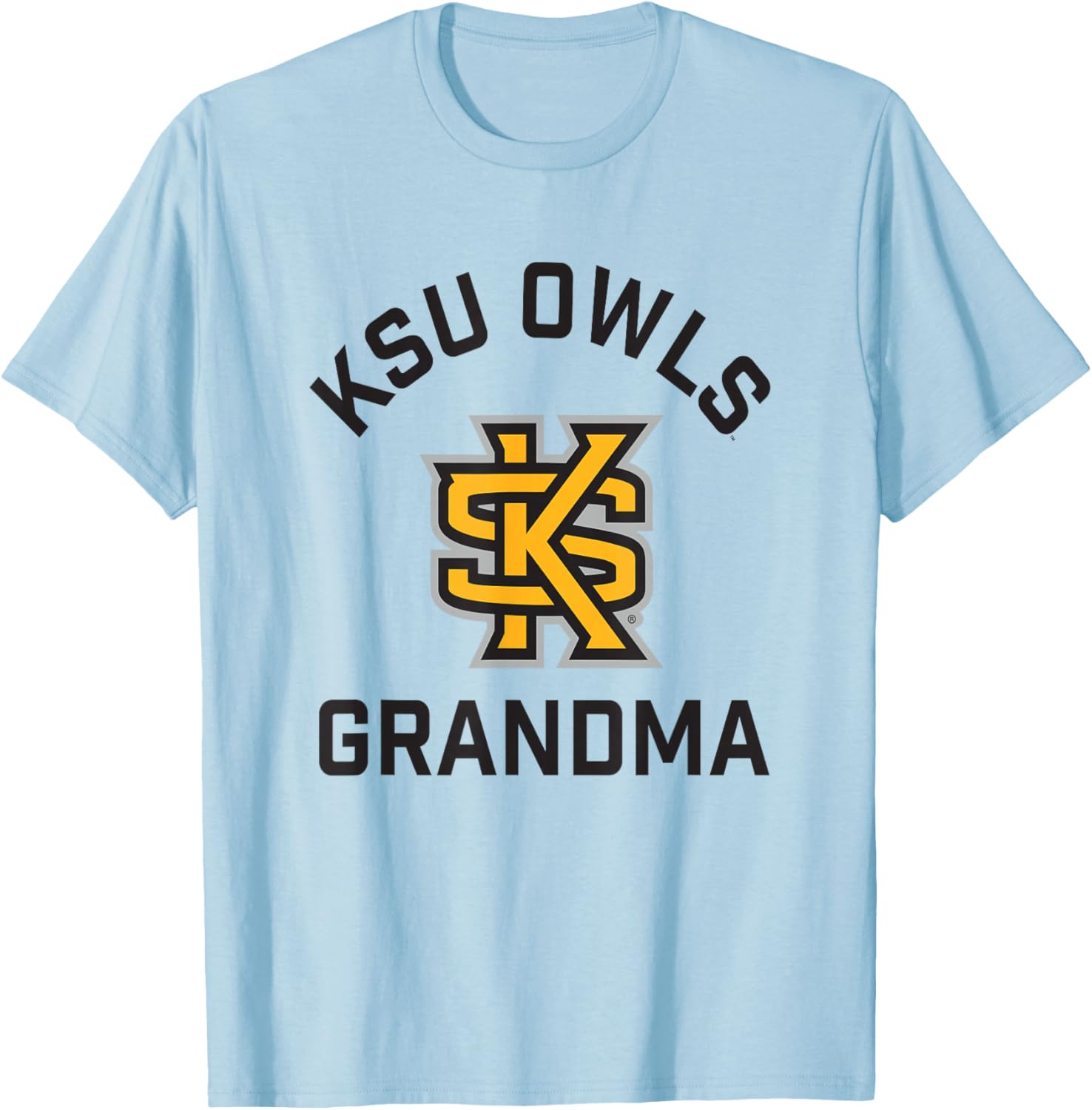 Kennesaw State University Owls Arched Grandma T-Shirt - T-Shirt | Light Blue