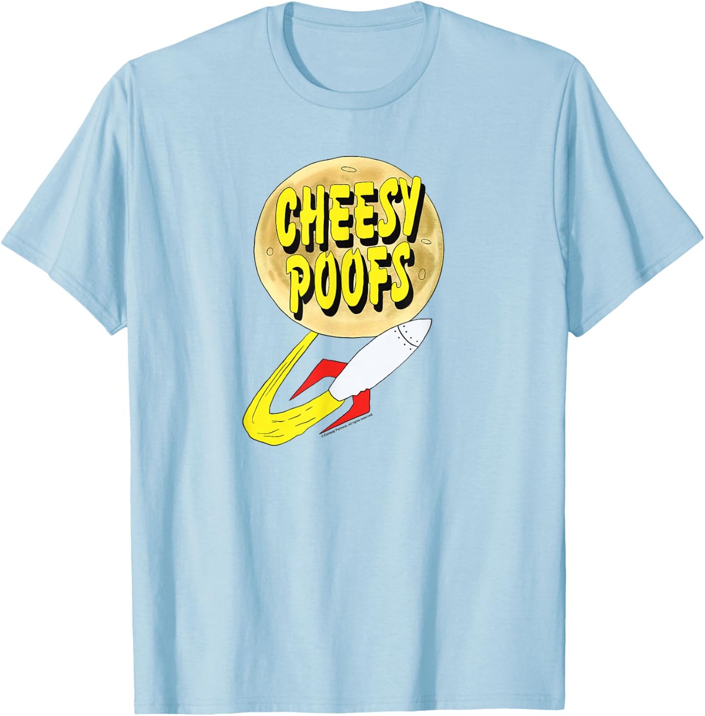 South Park Cheesy Poofs T-Shirt - T-Shirt | Light Blue