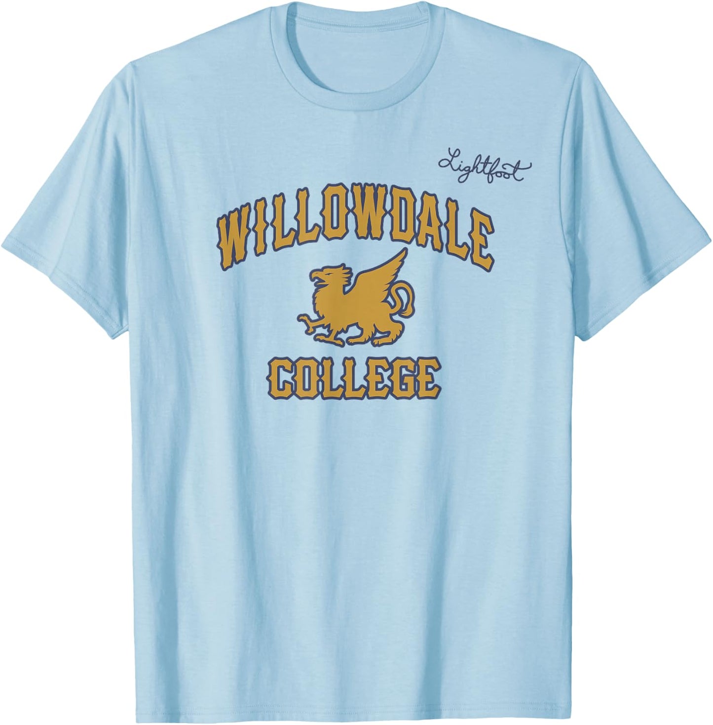 Disney Pixar Onward Willowdale College Lightfoot T-Shirt - T-Shirt | Light Blue