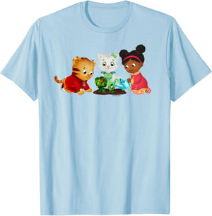 Daniel Tiger's Neighborhood: Springtime Planting T-Shirt - T-Shirt | Light Blue