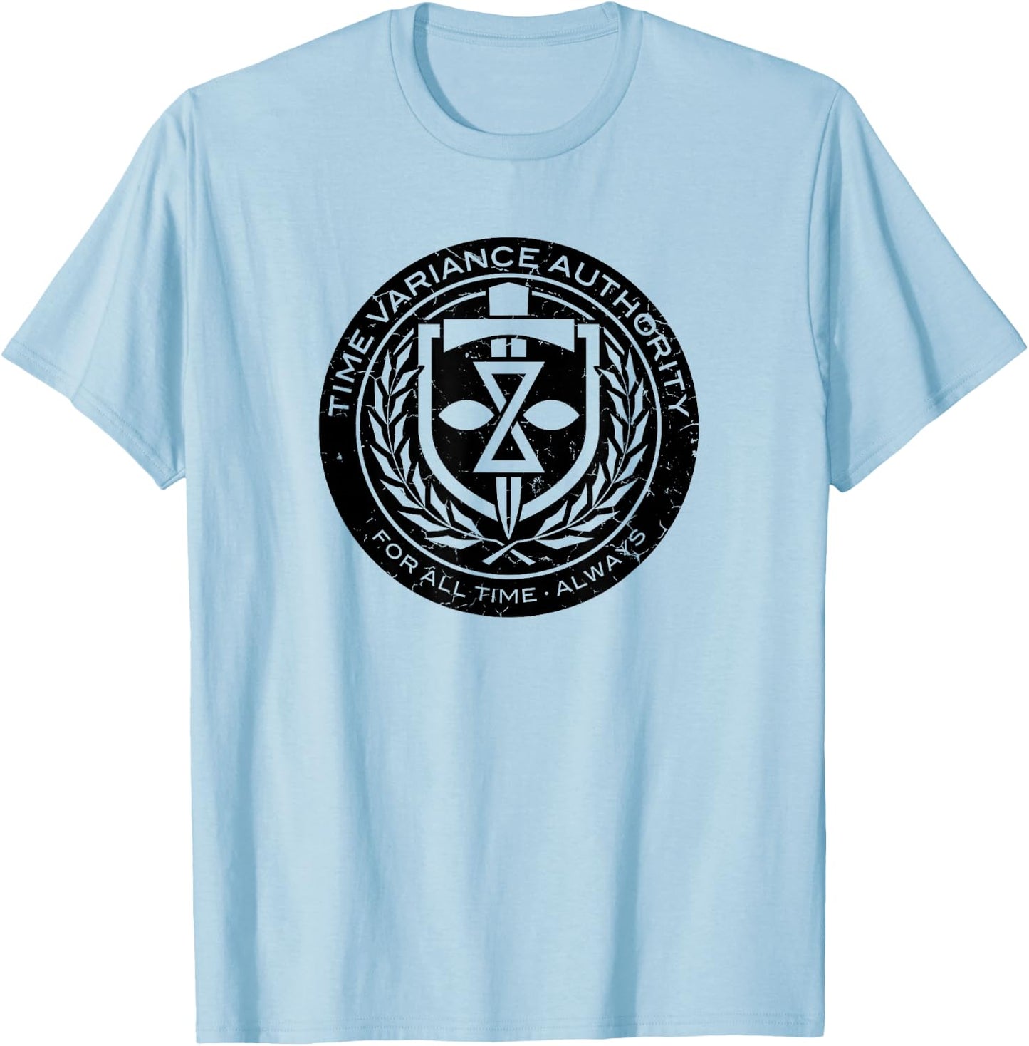 Marvel Loki Time Variance Authority Badge T-Shirt - T-Shirt | Light Blue