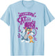Tom & Jerry Movie Cat and Mouse T-Shirt - T-Shirt | Light Blue