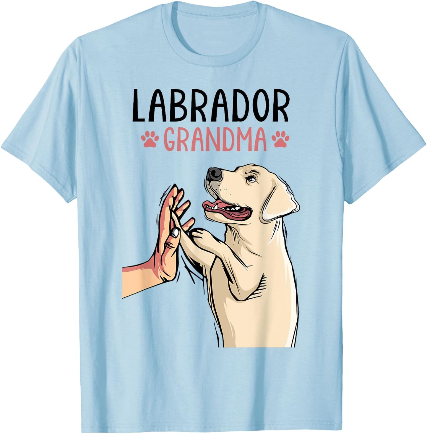 Labrador Grandma Lab Dog Mom Funny Mother´s Day Women T-Shirt - T-Shirt | Light Blue