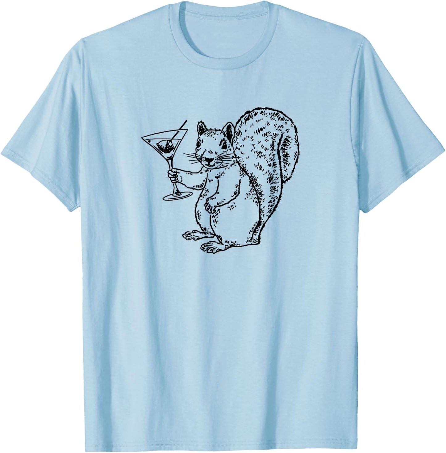 NPR Planet Money Squirrel T-Shirt - T-Shirt | Light Blue