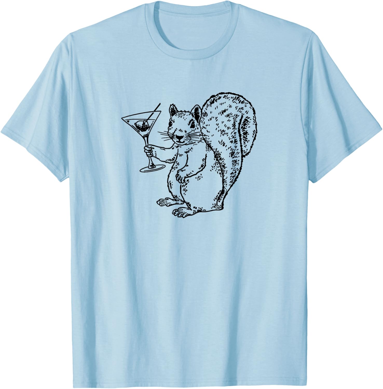 NPR Planet Money Squirrel T-Shirt - T-Shirt | Light Blue