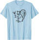 NPR Planet Money Squirrel T-Shirt - T-Shirt | Light Blue