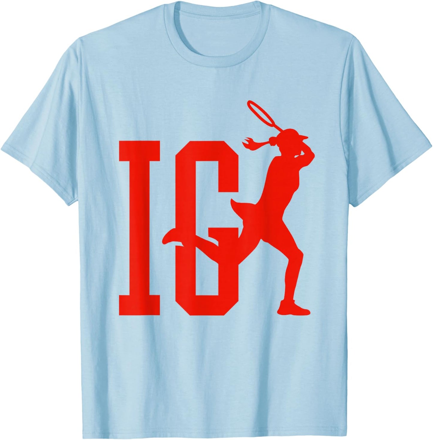 Iga Polish Tennis Player Winner Match Fan Gear Poland Team T-Shirt - T-Shirt | Light Blue