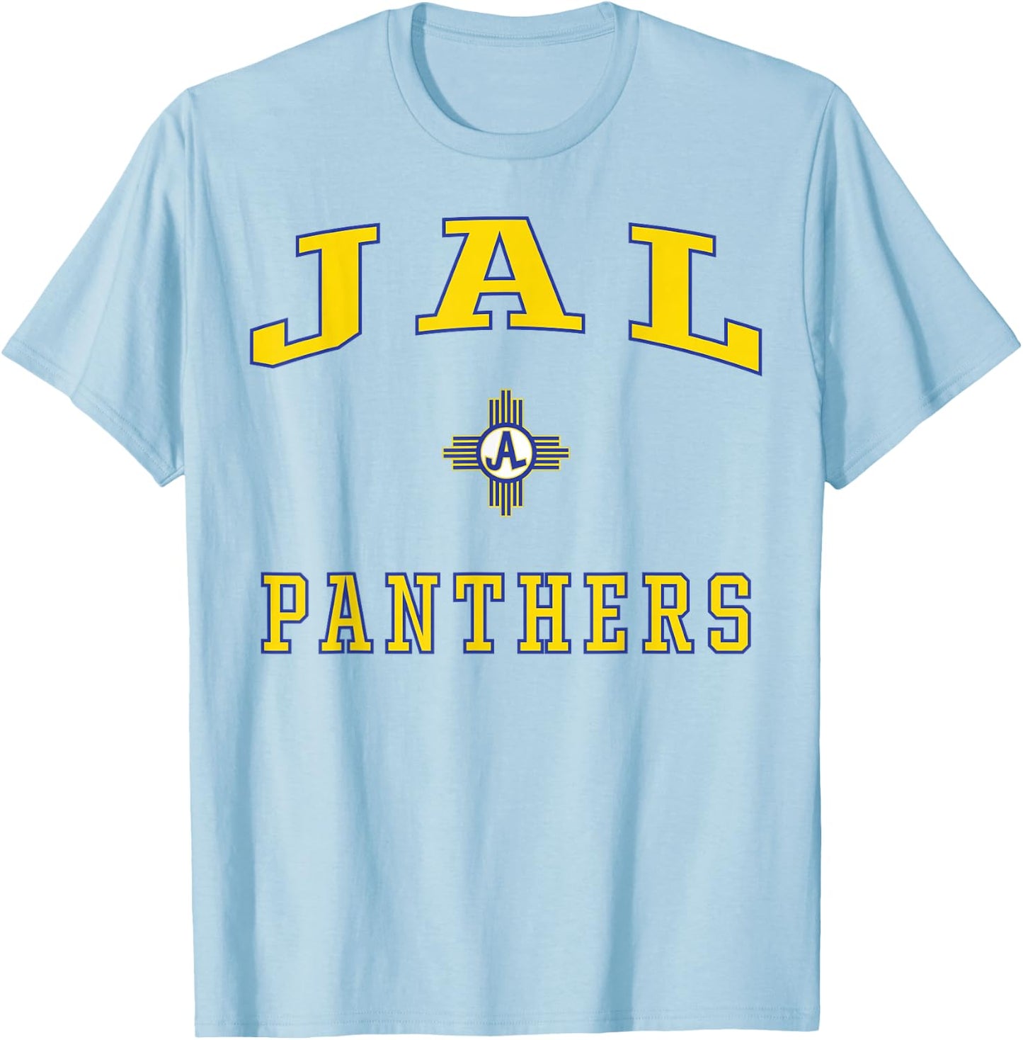 Jal High School Panthers T-Shirt - T-Shirt | Light Blue