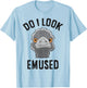 Funny Emu Bird Do I Look Emused Cute Australia Emu T-Shirt - T-Shirt | Light Blue