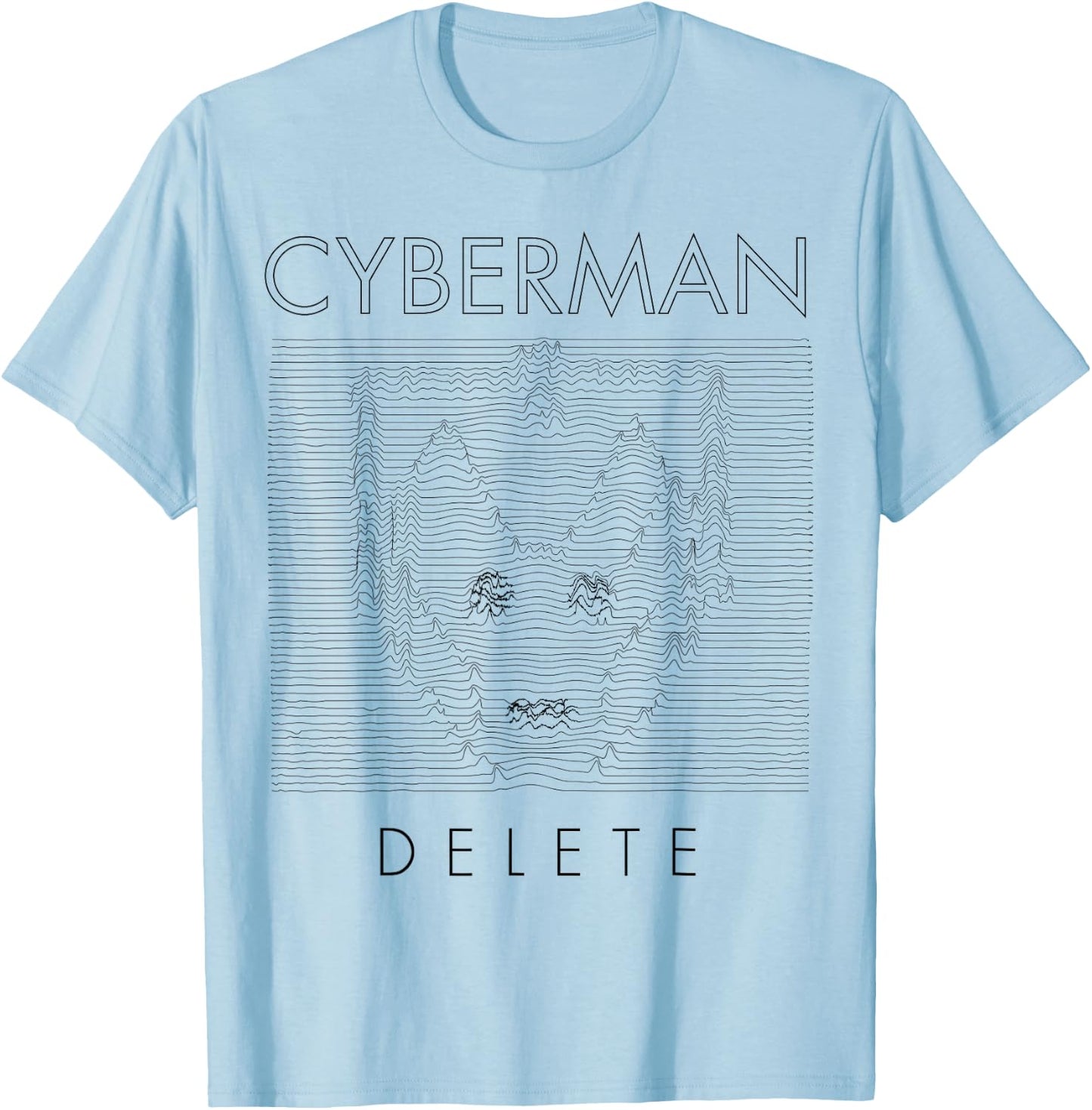 Spacetime-Tour Cybermen Intergalactic Time-Travel T-Shirt - T-Shirt | Light Blue