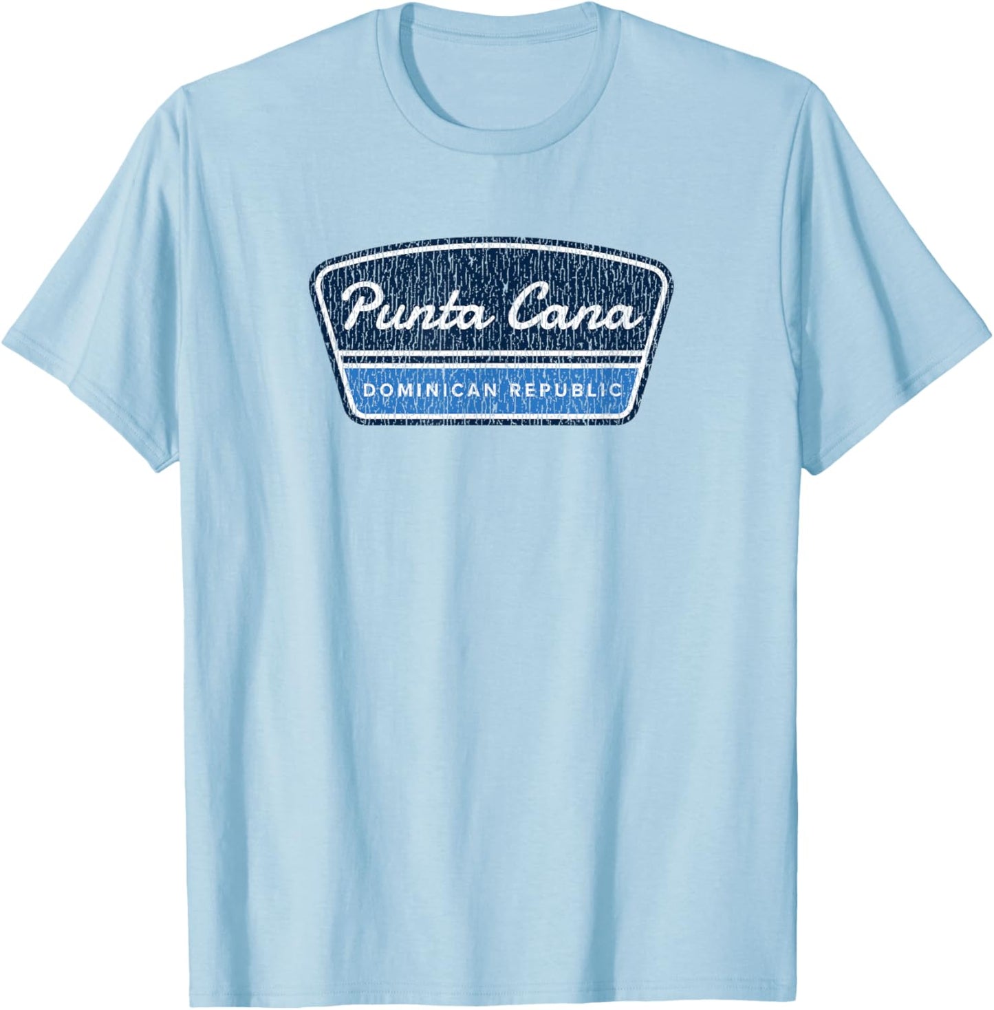 Vintage Punta Cana Dominican Republic Souvenir Cruise T-Shirt - T-Shirt | Light Blue