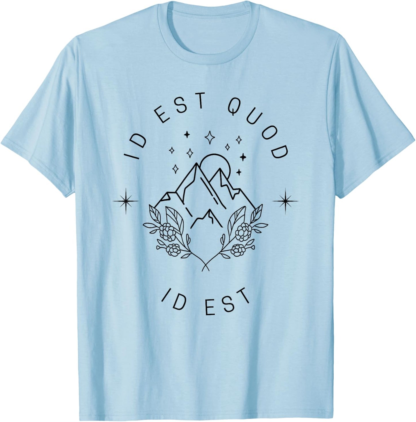 Id Est Quod Id Est T Shirt T-Shirt - T-Shirt | Light Blue