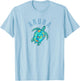Aruba Beach Design/Sea Turtle Illustration Gift T-Shirt - T-Shirt | Light Blue