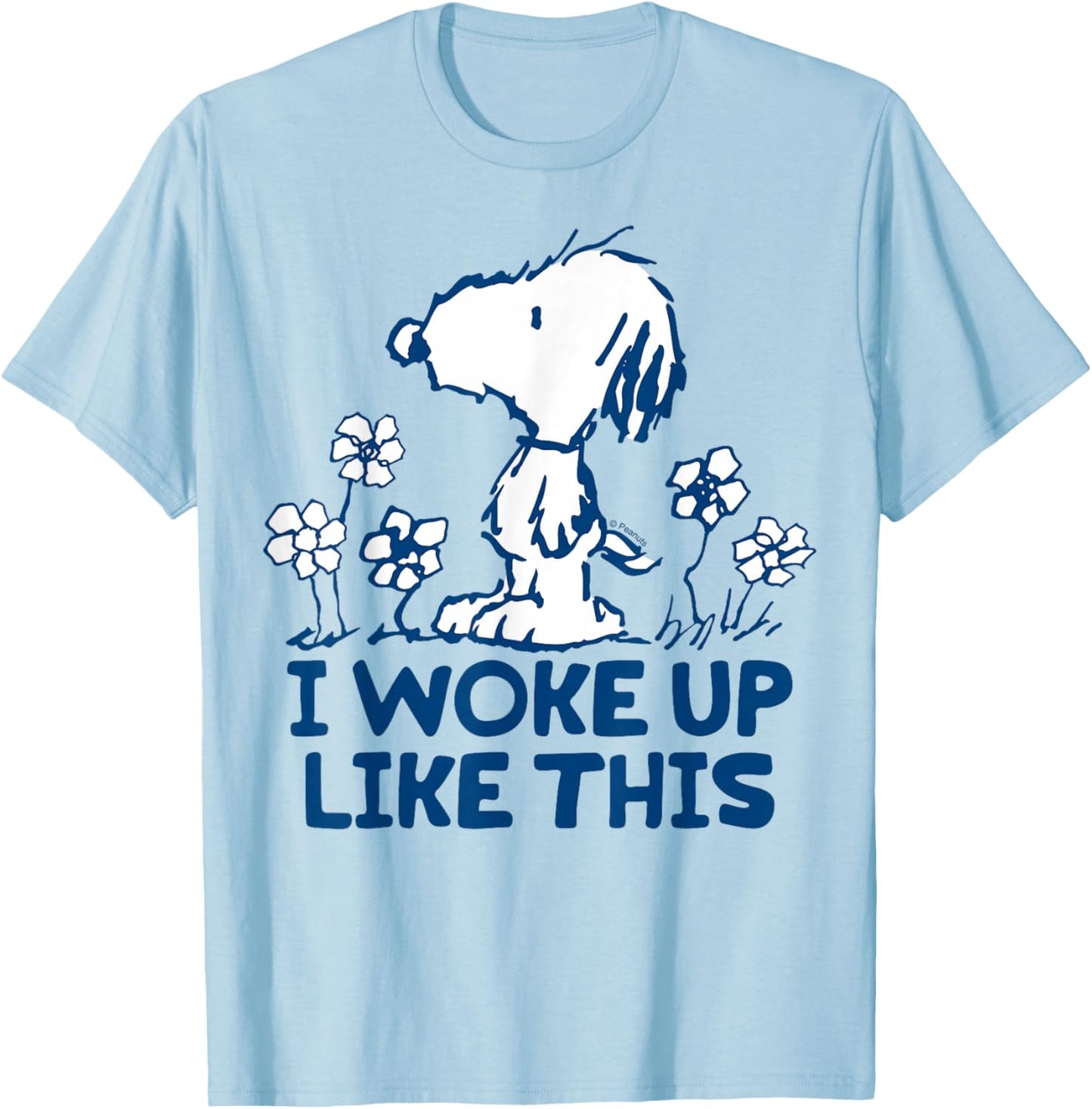 Peanuts - Andy I Woke Up Like This Snoopy's Sibling T-Shirt - T-Shirt | Light Blue