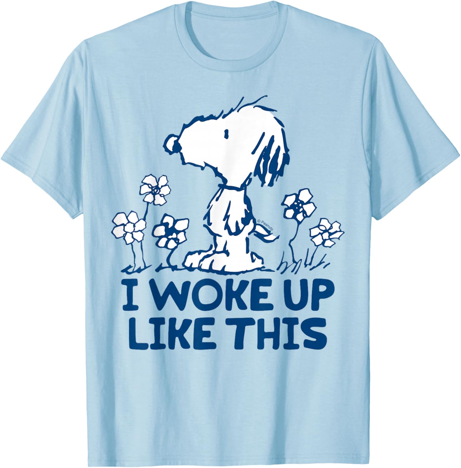 Peanuts - Andy I Woke Up Like This Snoopy's Sibling T-Shirt - T-Shirt | Light Blue