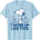 Peanuts - Andy I Woke Up Like This Snoopy's Sibling T-Shirt - T-Shirt | Light Blue