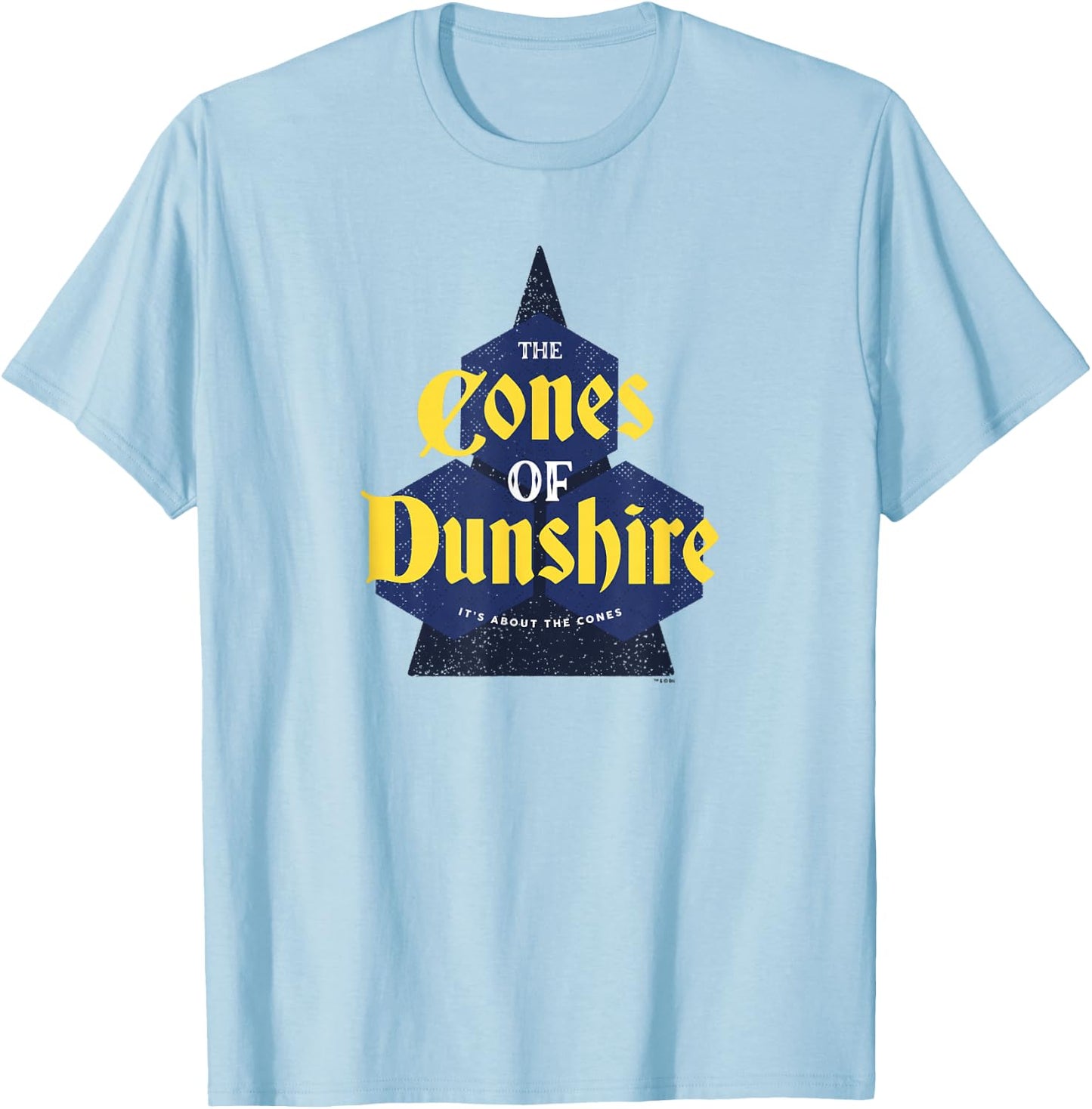 NBC Parks and Recreation Cones of Dunshire Ben Wyatt Red T-Shirt - T-Shirt | Light Blue