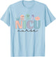 NICU Ocean Sea Animals Neonatal Intensive Care Unit Nurse T-Shirt - T-Shirt | Light Blue