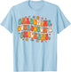 Homesteading Mom Farm Life Gardening Sourdough & Chickens T-Shirt - T-Shirt | Light Blue