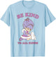Rainbow Brite Be Kind to All Kinds Shy Violet & Bunny T-Shirt - T-Shirt | Light Blue