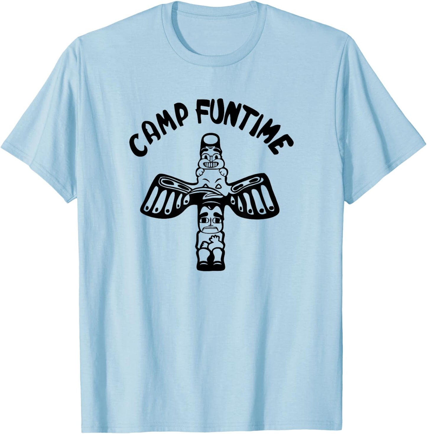 Camp Funtime, Gift, Punk, Rock, Retro, Summer T-Shirt - T-Shirt | Light Blue