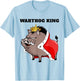 Warthog King | Boys Warthog Lover | Warthog T-Shirt - T-Shirt | Light Blue