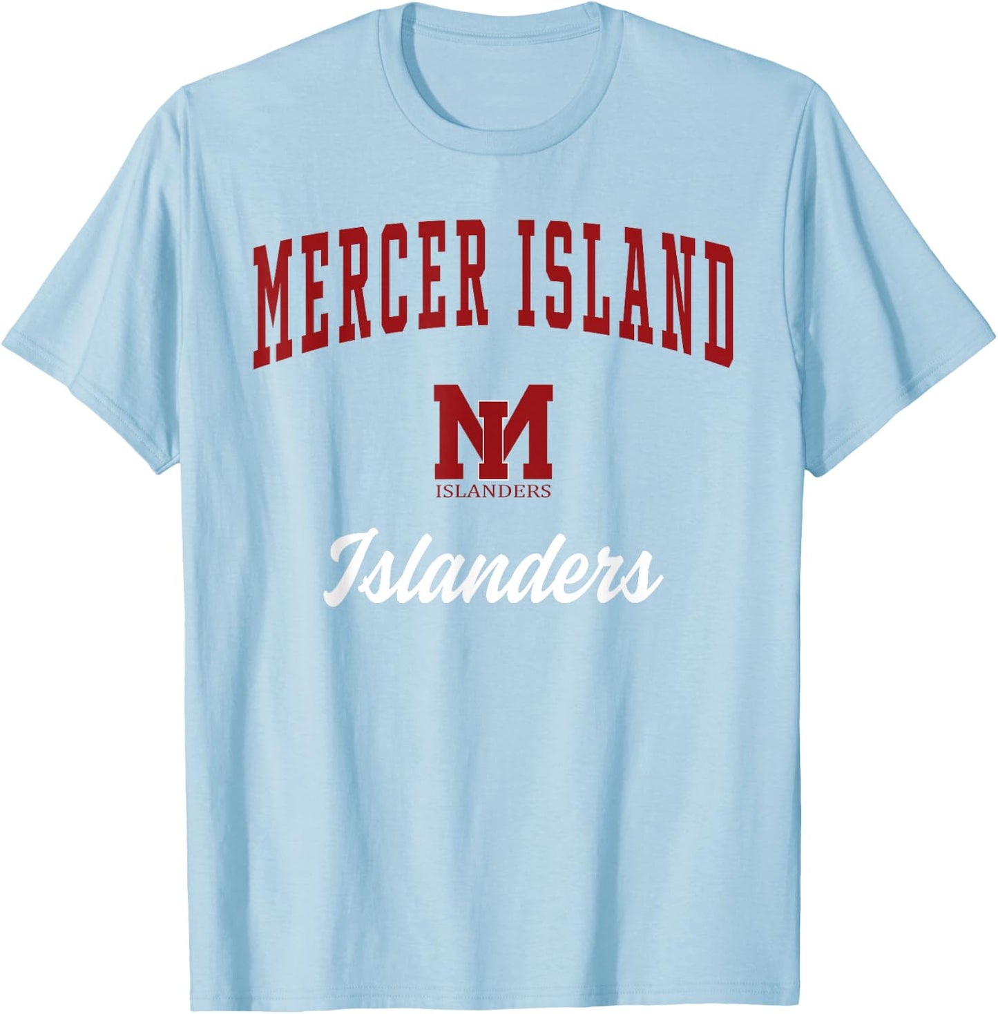 Mercer Island High School Islanders T-Shirt - T-Shirt | Light Blue