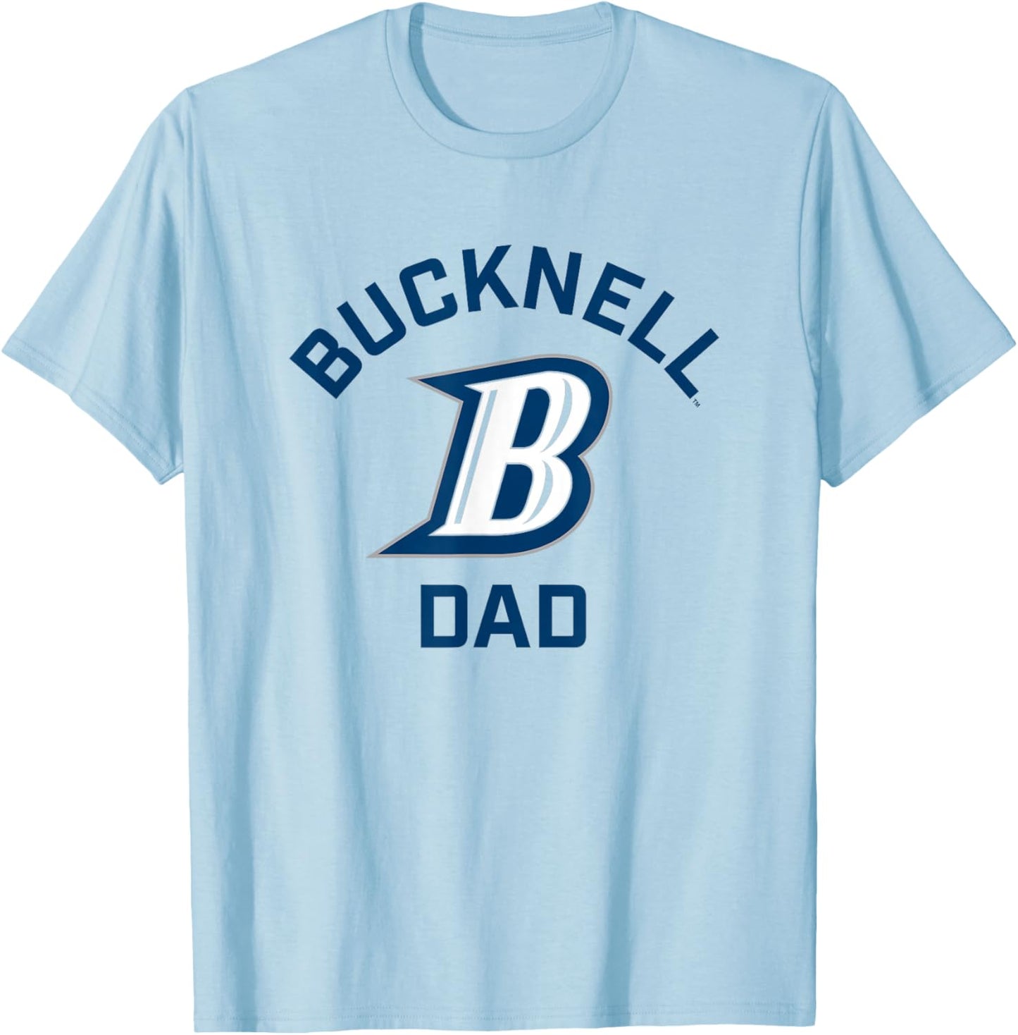 Bucknell University Bison Arched Dad T-Shirt - T-Shirt | Light Blue