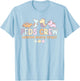 Groovy Peds Team Crew Keeping Smiles Intact Pediatric Nurse T-Shirt - T-Shirt | Light Blue