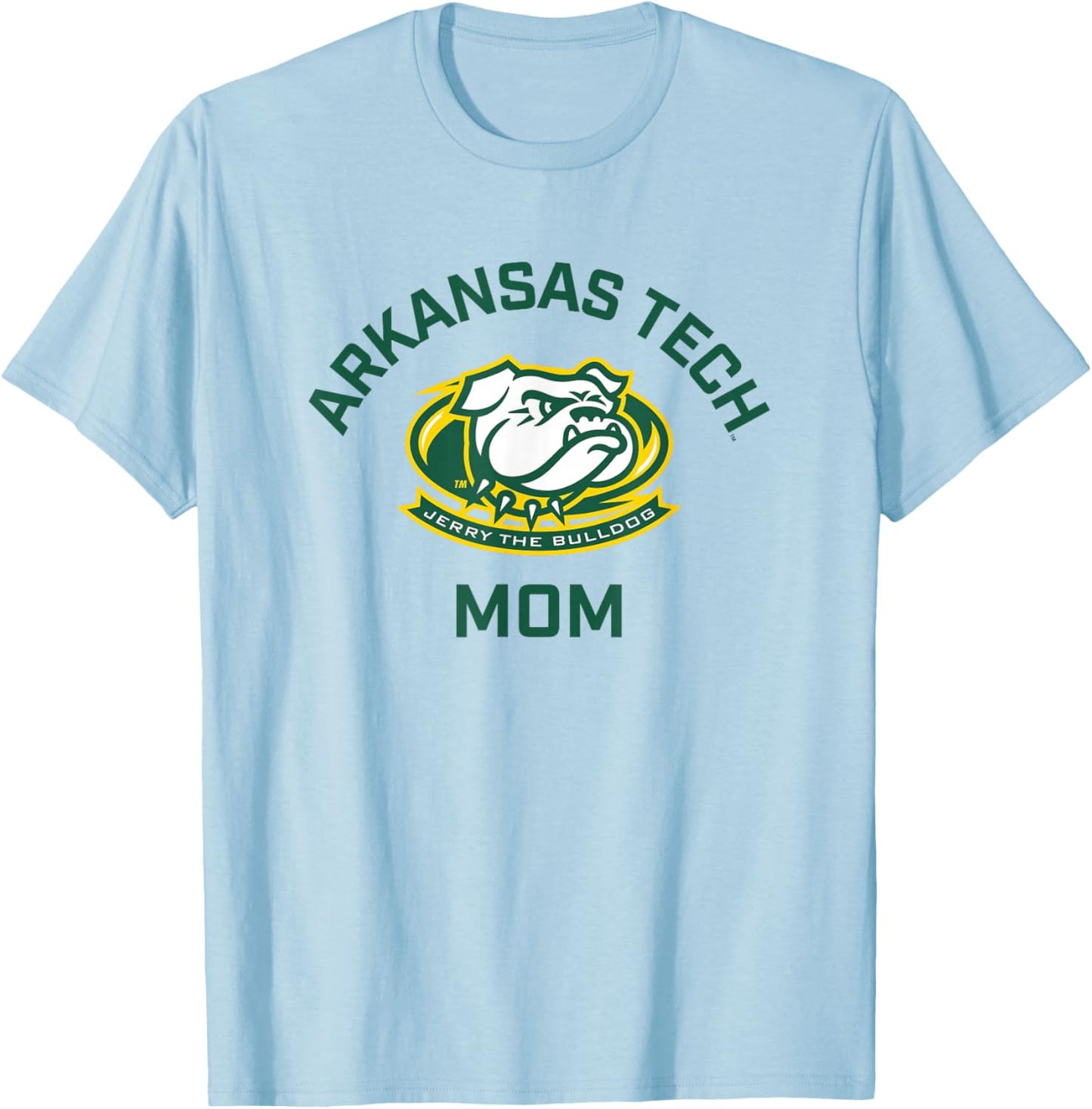 Arkansas Tech University ATU Wonder Boys Arched Mom T-Shirt - T-Shirt | Light Blue