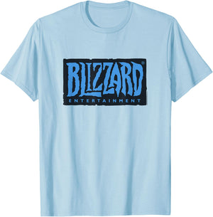 Blizzard Entertainment Official Blue Logo T-Shirt - T-Shirt | Light Blue