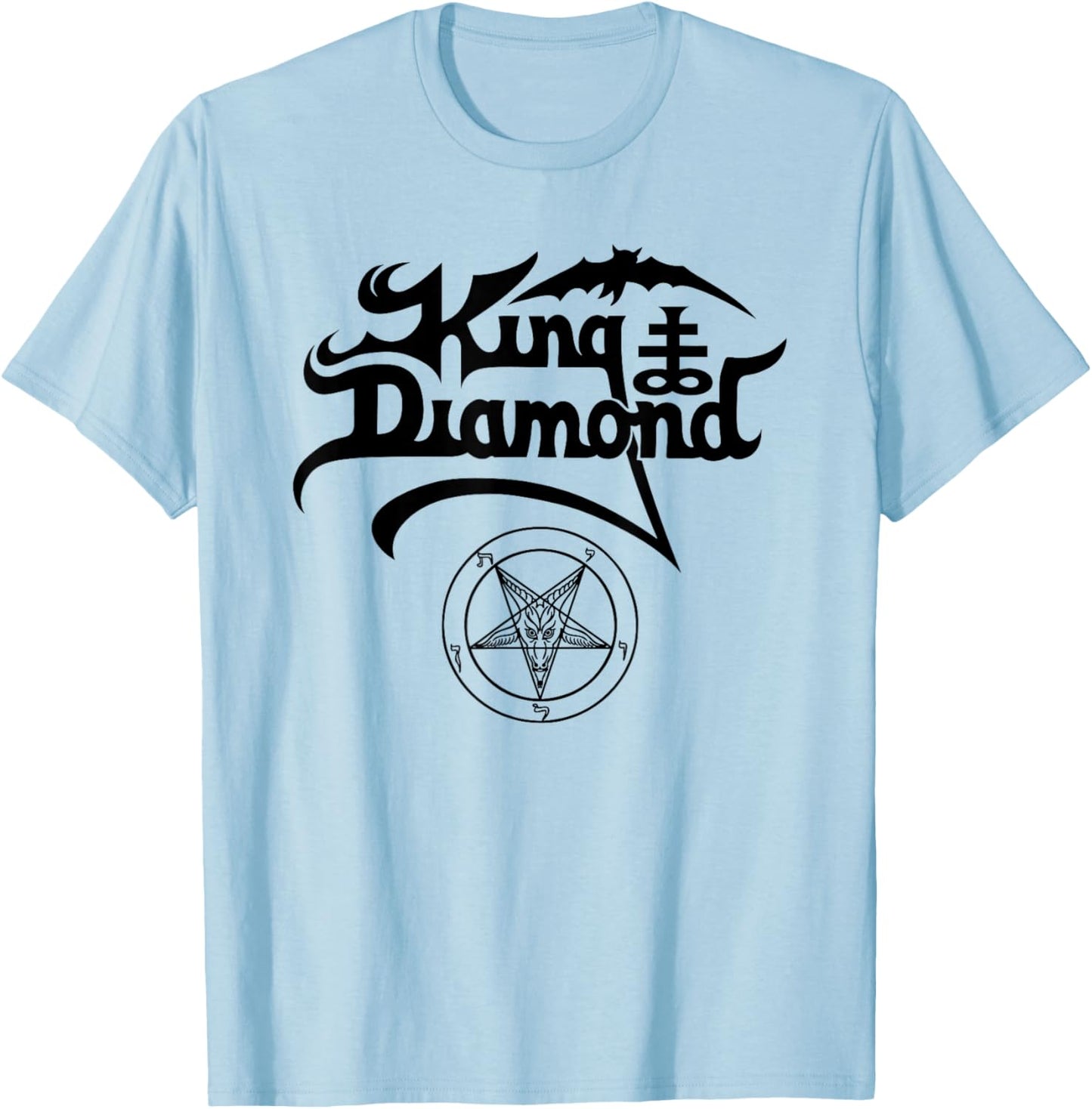 King Diamond Logo T-Shirt - T-Shirt | Light Blue