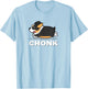 Funny Kids Kawaii Fat Chonk Black Tricolor Corgi Dog Lover T-Shirt - T-Shirt | Light Blue