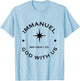 Immanuel God With Us Christmas T-Shirt - T-Shirt | Light Blue