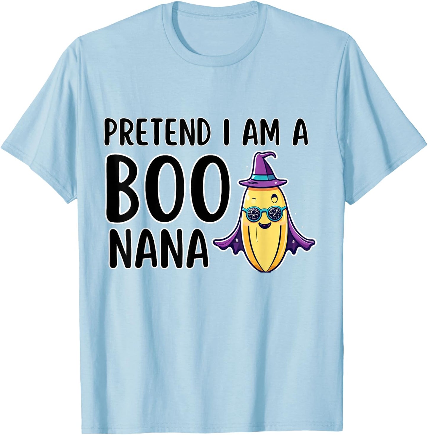 Funny Lazy Halloween Costume Boo Pretend I Am A Banana T-Shirt - T-Shirt | Light Blue
