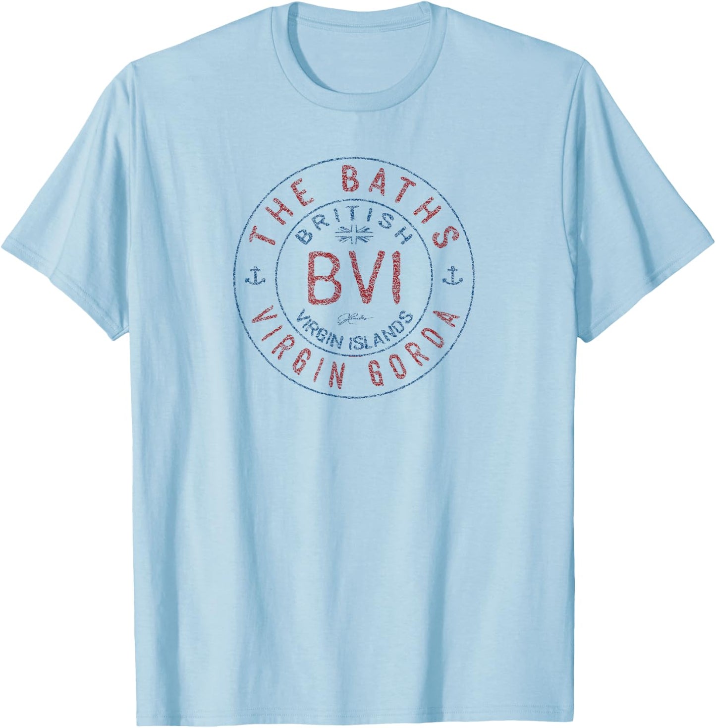 JCombs: The Baths, Virgin Gorda, BVI T-Shirt - T-Shirt | Light Blue