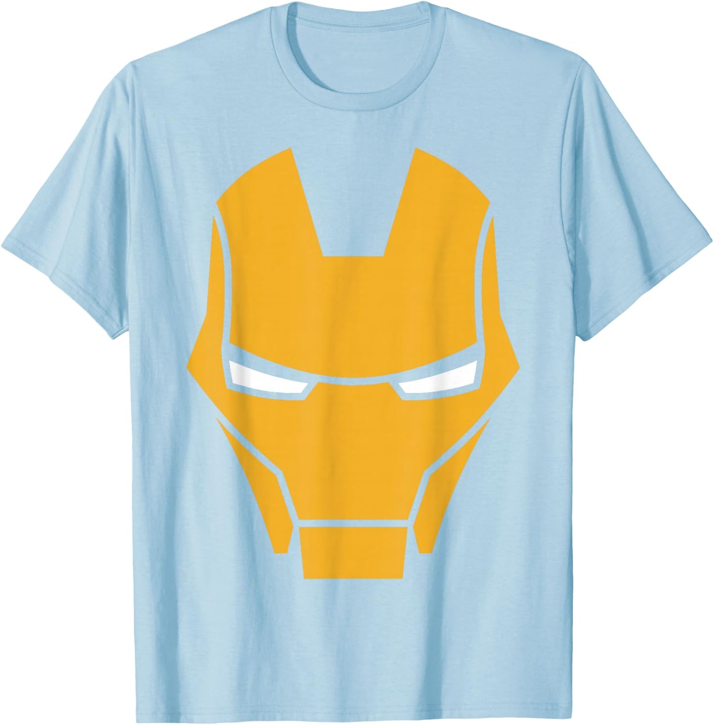 Marvel Avengers Iron Man Big Face T-Shirt - T-Shirt | Light Blue